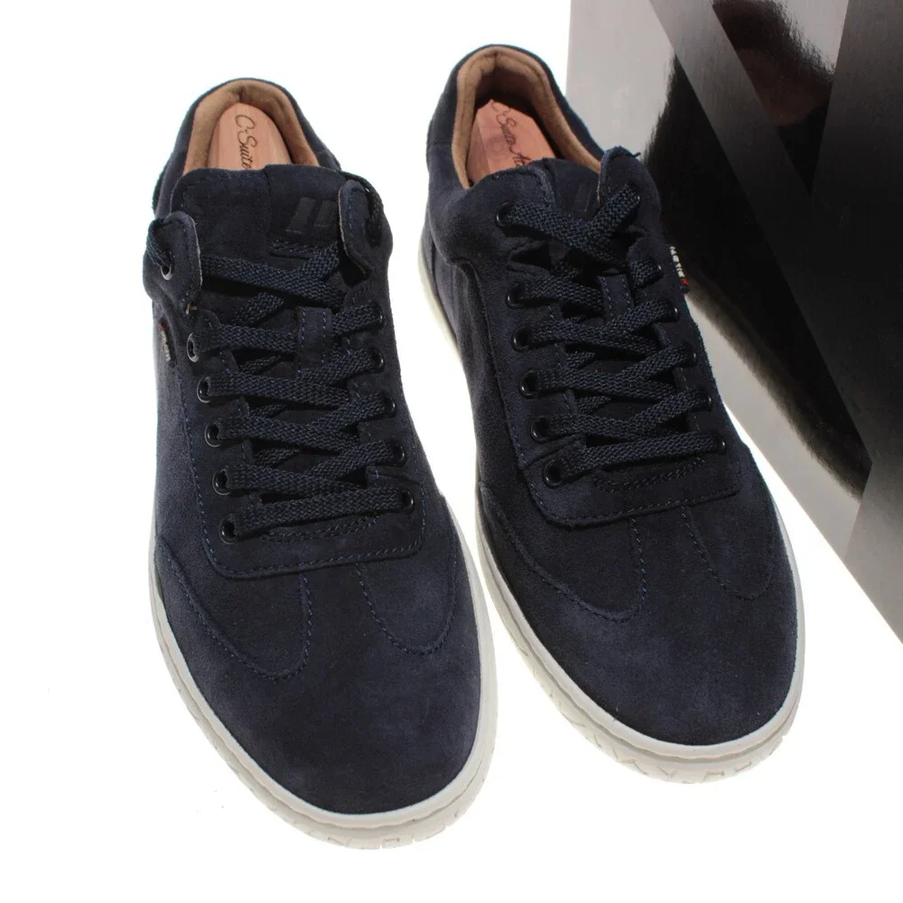 Piloti NWB Shift Lace Up Driving Sneakers Size 7 US in Midnight Blue Suede